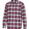 Hoggs Of Fife Pitscottie Flannel Shirt - Red Tartan Check