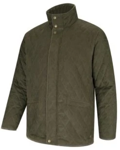 Hoggs Of Fife Thornhill Quilted Jacket - Loden