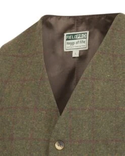 Hoggs Of Fife Tummel Tweed Dress Waistcoat - Olive/Wine -Trendsetters Closet hoggs of fife tummel tweed dress waistcoat olive wine 4 98208 p