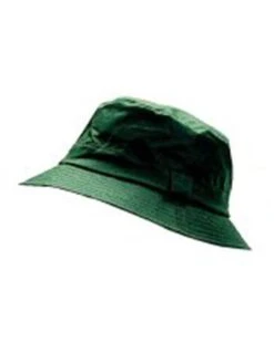 Hoggs Of Fife Waxed Bush Hat - Dark Olive