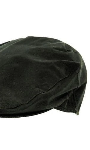 Hoggs Of Fife Waxed Cap - Dark Olive 2 Hoggs Of Fife Waxed Cap - Dark Olive - Image 2