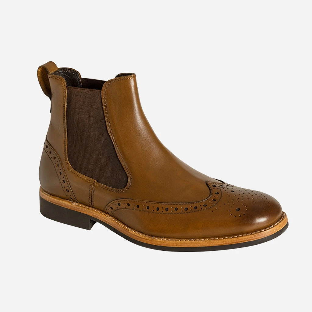 Hoggs Of Fife Stanley Semi-Brogue Dealer Boots 1 Hoggs Of Fife Stanley Semi-Brogue Dealer Boots